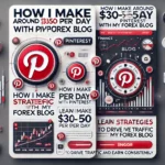 How i Make Around $30-50 Per Day with Pinterest with my Forex blog